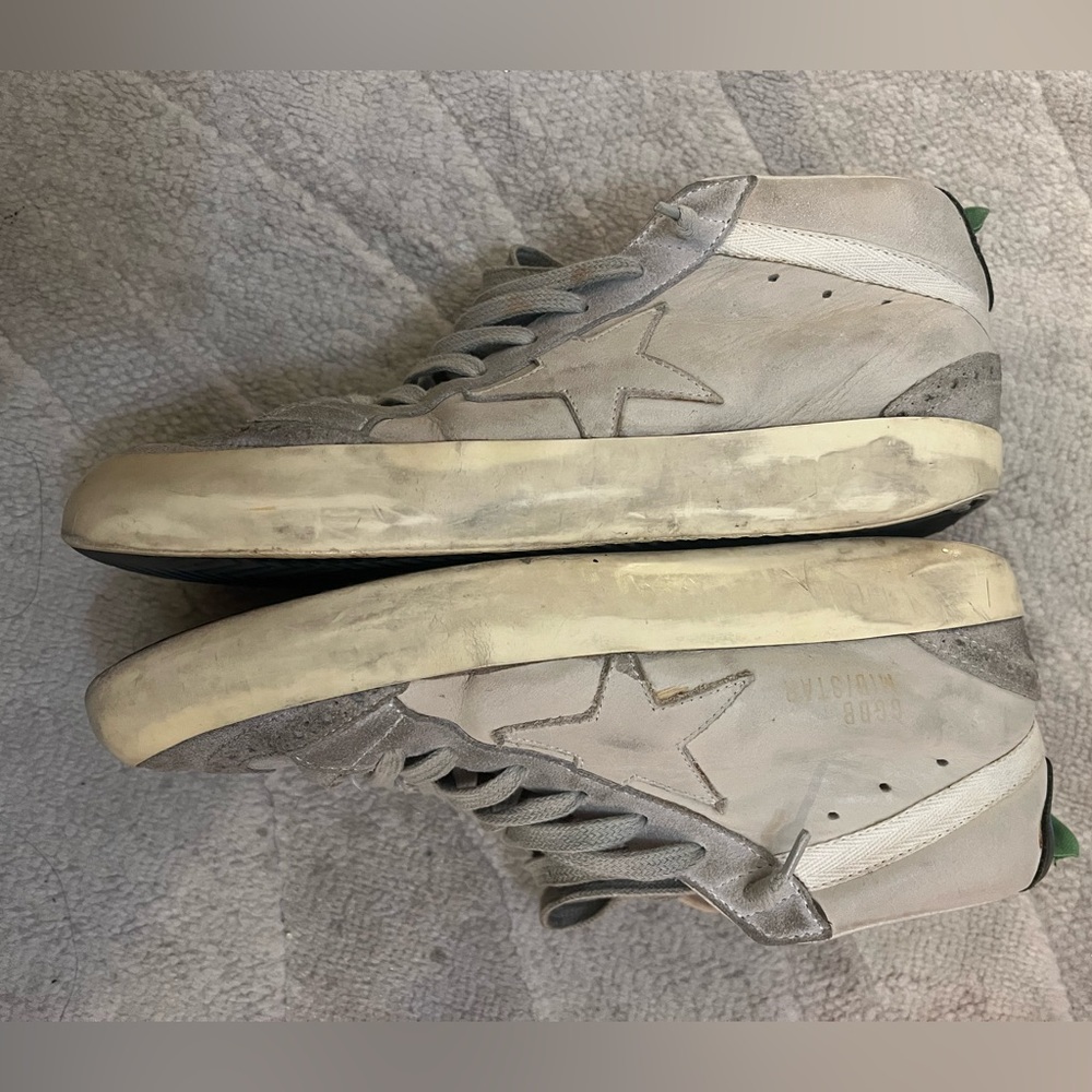 Golden Goose Midstar Grey Leather Sneakers size 37 / 7
